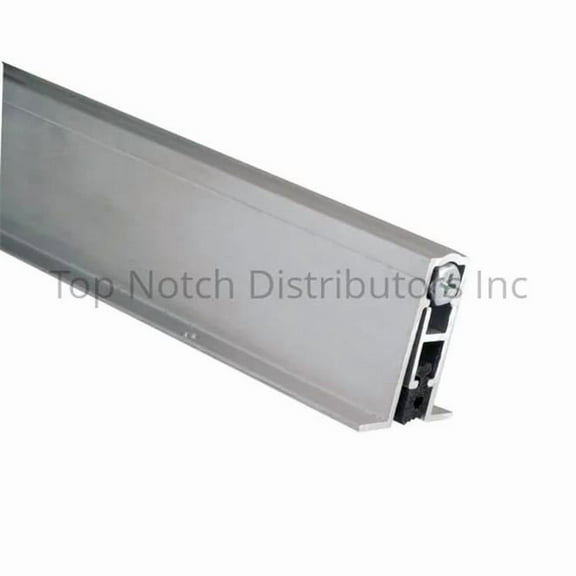 Pemko 32 in. Full Mortise Automatic Door Bottom with Sponge Neoprene Mill Aluminium Finish