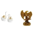 thumbnail image 1 of Elegantes cisnes y figuras de mesa, esculturas artísticas para estantería, entrada, hogar, oficina, comedor, fiesta, decoración, regalo., 1 of 8