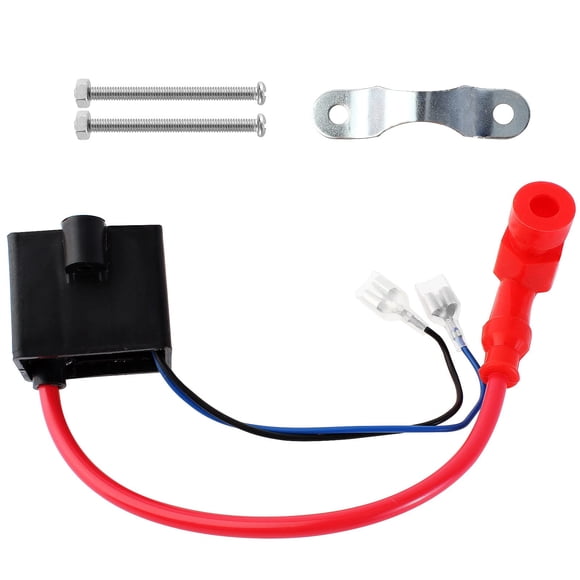 YOFMOO Bobine d'Allumage CDI pour Moteur Électronique 49cc 50cc 60cc 66cc 80cc 2 Temps Vélo Motorisé avec Pièces de Montage Haute Performance