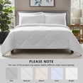 thumbnail image 3 of Mainstays Full/Queen All-Season Reversible Microfiber Comforter, White, 3 of 8