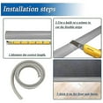 thumbnail image 3 of 2 Meters Edge Guard-pvc Carpet Edge Strip-rubber Floor Transition Strips-self Adhesive Trim, 3 of 3