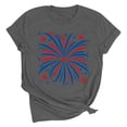 thumbnail image 2 of Tops under $5! Yrmaups Summer Shirt for Women Patriotic Short Sleeve Crewneck 2025 Tee Shirts Red White and Blue 4th of July Soft Blouse Outfits Clothes, 2 of 7