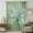 Sage, Olive, Silver, variant on Sage Green Palm Tree Sheer Curtains 45 Inches Long, Brown Summer Tropical Plants Leaves Light Filering Curtains, Breathable Simi Curtain Privacy Drapes for Kitchen Bathroom Window Treatment