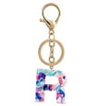 thumbnail image 4 of Porte-clés en Résine 26 Lettres pour Femmes Filles Pendentif Sac Accessoires de Sac à Main, 4 of 5