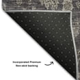 thumbnail image 3 of Addison Rugs Mayfield Washable Transitional Floral Taupe Rectangle Rug, 10' x 14', 3 of 6