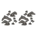 thumbnail image 1 of 180 Packs Cinder Blocks 1/12 Scale Mini Bricks Concrete Miniature Bricks Tiny Landscaping Dollhouse Accessories, 1 of 5