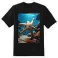 thumbnail image 2 of Plus Size Shirt for Women Black Tops for Women Short Sleeves Shirt for Women Starfish2 T Shirt Crewneck Shirt for Women XS, 2 of 5