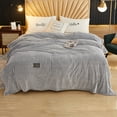 thumbnail image 2 of Couverture Rafraîchissante 47x79 Pouces pour Lit Couverture en Flanelle Polaire Patchwork Couverture Confortable pour Femmes Couverture Réversible en Peluche pour Salon, Lit, Extérieur, Literie Canapé et Voyage, 2 of 4
