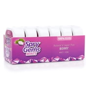 Spry Gems Natural Berry Xylitol Candy, Sugar Free Mints Dry Mouth Stop Bad Breath, 40 Pieces 6 pack