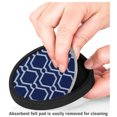 thumbnail image 3 of Silicone Non-Slip Drink Coasters with Removable Printed Absorbent Felt Pad - Set of 4 - Geometric, 3 of 3