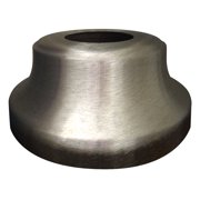 High Profile Trumpet Aluminum Flash Collar - For 3" Diameter Pole Bronze