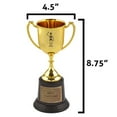 thumbnail image 6 of Large Halloween Costume Contest Trophies, 3-Pack - 8.6" x 4.5" Customizable Grand Champion Party Awards & 12 Stickers - Fun for Home, Work, School & Bar Costume Parties Supplies, Games & Decorations, 6 of 7