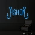 thumbnail image 3 of Glowneon Fish on Neon Sign, Man Cave Decor, Fishing Club Decor, Fishing Lover Gifts, Dad Gifts, 3 of 5