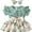 Green, variant on MAMOWEAR Baby Girl Outfits Summer Romper Shorts Set "I Got It from My Mama" Floral Clothes for Girls