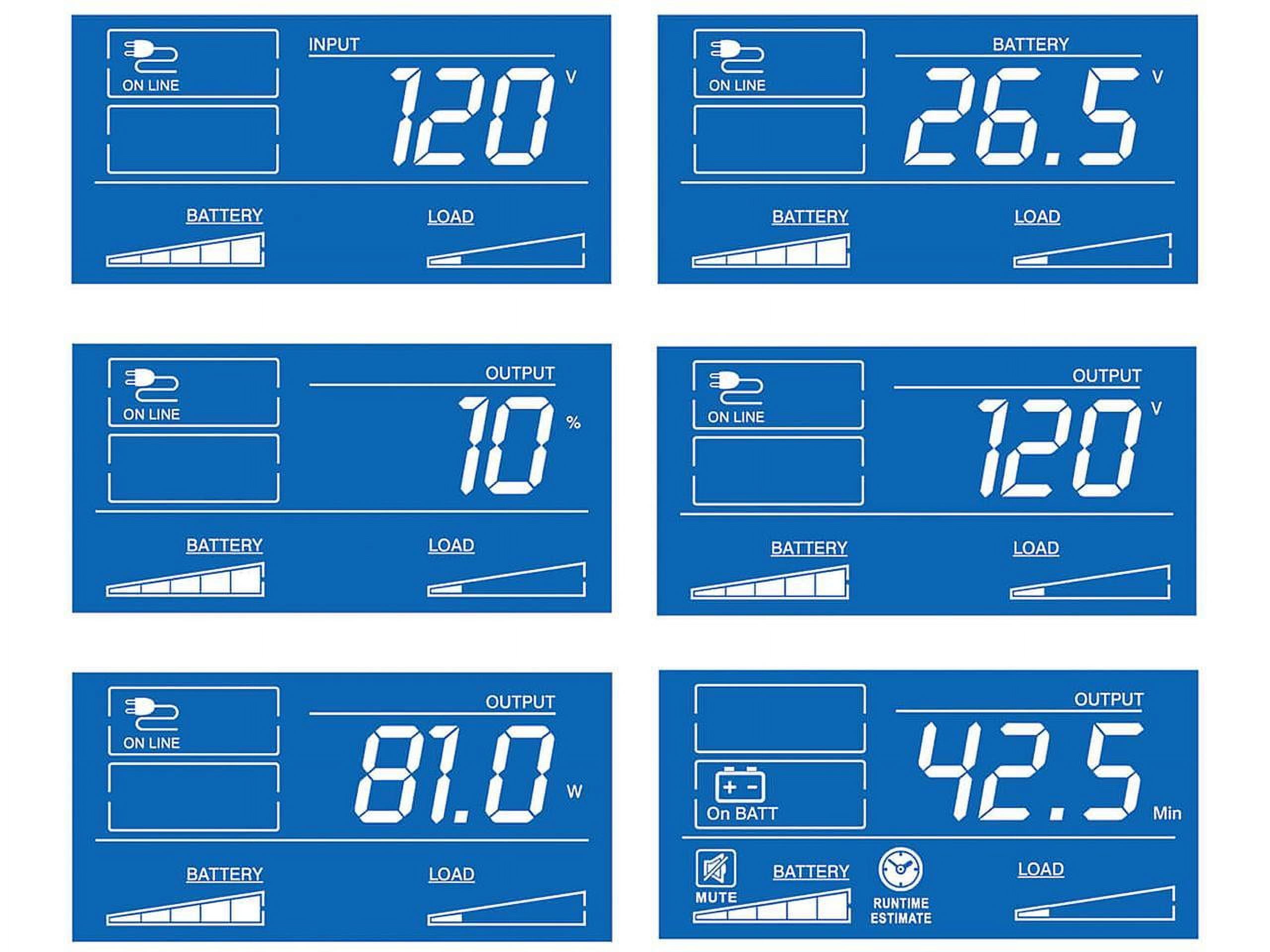 Tripp Lite UPS 1500VA 810W Battery Back Up Tower LCD USB 120V ENERGY STAR V2.0 (OMNI1500LCDT)