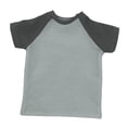 thumbnail image 1 of Camiseta de manga corta para hombre a escala 1/6, ropa en miniatura hecha a mano para muñecas de 12 pulgadas Gris, 1 of 9