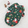 thumbnail image 2 of Christmas Dog Clothes Pet Shirts Breathable Puppy Vest Printed Christmas Snowman Reindeer Santa Claus Dog Shirts, 2 of 7