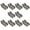 Silver, variant on Dially 10-Piece Stainless Steel Folding Bike Chain Single Chain Replacement for Accessories