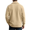 thumbnail image 6 of MXALUOB Men's Cardigan Sweaters Shawl Collar Open Front Long Sleeve Winter Sweater Solid Color Regular Fit Fashion Outerwear for Daily Wear, 6 of 6