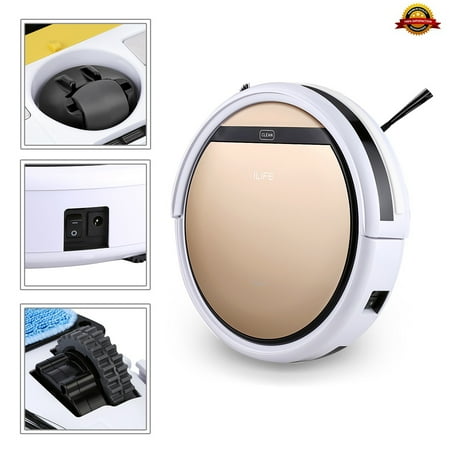Tank Cleaning Machines ILIFE V5s Pro Robot Vacuum Mop Cleaner with Water Tank, Automatically Sweeping Scrubbing Mopping Floor Cleaning Robot ()
