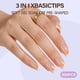 thumbnail image 3 of Gel francés Press On Nails Misssix XBASICTIPS, 300 unidades, 15 tamaños, 3 of 7