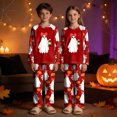 thumbnail image 6 of Kakishop Halloween Pajamas Kids Pjs Family Matching Spooky Print Long Sleeve Pajamas Sets for Girls Boys, 2-3 Year, 6 of 7