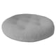 thumbnail image 1 of Cojines redondos para sillas Bewildely Cojín de asiento de felpa antideslizantes Gris 26 cm, 1 of 6