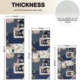thumbnail image 4 of Pioneer Flower Floral Print Pattern Kitchen Rugs Sets Of 3,Kitchen Runner Rugs Non Skid Washable,Decorative Kitchen Floor Mats for Kitchen,Sink,Laundry,17"x30"+ 17"x47" + 17"x59", 4 of 6