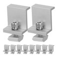 thumbnail image 3 of 12PCS Solar Panel Mounting Bracket Aluminum Alloy End Clamps Secure and Stable Installation Solar Panel End Clamp for DIY and Professional Installers (M8x25), 3 of 8