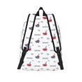 thumbnail image 2 of Lsque Colored Sail Boats Pattern Canvas Daypack, Durable Backpack, High-quality Versatile Backpack,Vintage Compact Backpack-Medium, 2 of 6