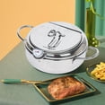 thumbnail image 6 of Deep Fryer Pot,304 Stainless Steel W/ Temperature Control & Lid, Deep Frying Pan, 6 of 17