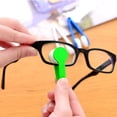thumbnail image 1 of Two-side Glasses Brush Microfiber Spectacles Cleaner Glasses Cleaning Rub Cleaner Color Random, 1 of 7