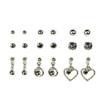 Time And Tru Eb Essentials Multi Ear 9-on S Drop Stud Ea