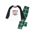 thumbnail image 2 of Fiomva Holiday Family Matching Pajamas Christmas Pjs Set Long Sleeve Tops Xmas Pajamas Pant Cute Family Jammies, 2 of 3