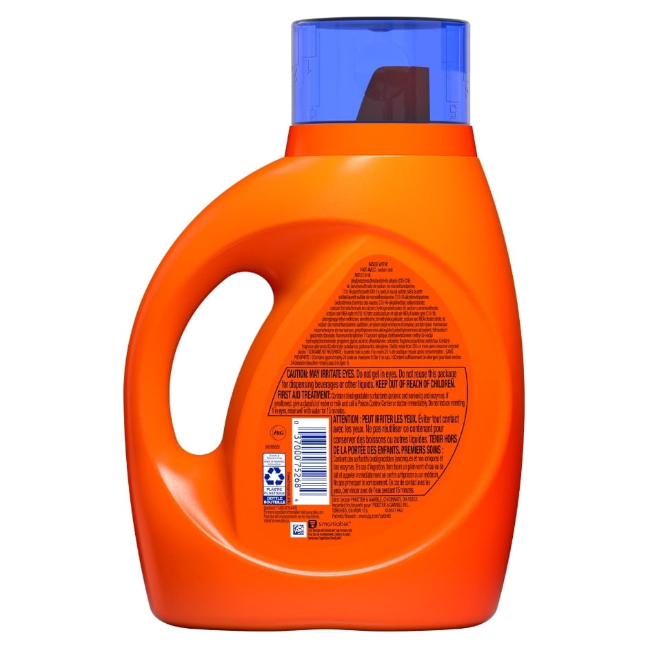 Tide Ultra Oxi Liquid Laundry Detergent (Pack 3) - 72 Loads, 111fl