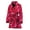 507, variant on Eyeball Rose Pattern Women Bathrobe One Size Univeral Fits, Flower Floral Fashion Lightweight Plush Fleece Long Robe For Women