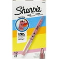 thumbnail image 1 of shiyou-Sharpie Surligneurs Liquides, Pointe Biseautée, Rose, 12 Unités, 1 of 4