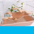 thumbnail image 3 of Pet Bird Parrot Cage Perch Stand Wood Platform Hamster Rest Rack Toy for Small Animals, 3 of 8