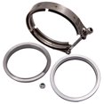 thumbnail image 4 of Maxpeedingrods 4" Turbo / Intercooler Exhaust Pipe V-Band Clamp/Clamps +Weld-on Flange, 4 of 5