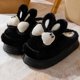 thumbnail image 3 of Zapatos de algodón para mujer, zapatillas peludas de nuevo estilo 2024, lindas zapatillas de invierno para mujer, además de terciopelo, versátiles y cálidas para parejas, 3 of 5