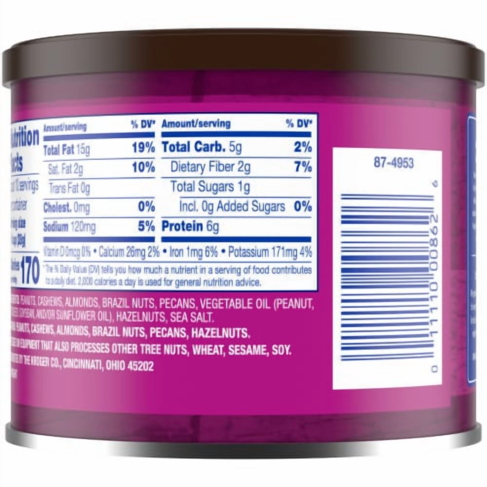 KR Salted with Sea Salt Mixed Nuts 10.3 oz - Pack of 2