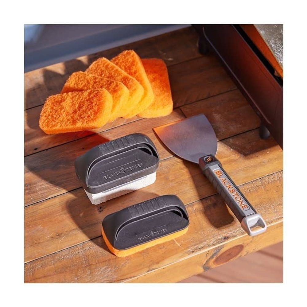 Blackstone 8060764 Culinary Stainless Steel Grill Cleaning Kit - 10 Piece