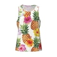 thumbnail image 4 of Gaeub Hawaiian Pineappl Men's Athletic Tank Top, Workout Sleeveless Shirts, Running Tank Tops for Gym, Running, Training - X-Large, 4 of 9