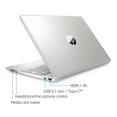 thumbnail image 5 of HP 15 15.6" Laptop Computer, 10th Gen Intel Core i3 1005G1 Up to 3.4GHz (beat i5-7200u), 4GB DDR4 RAM, 512GB SSD, 802.11AC WiFi, Bluetooth 4.2, USB Type-C, HDMI, Webcam, Silver, Windows 10 in S Mode, 5 of 8