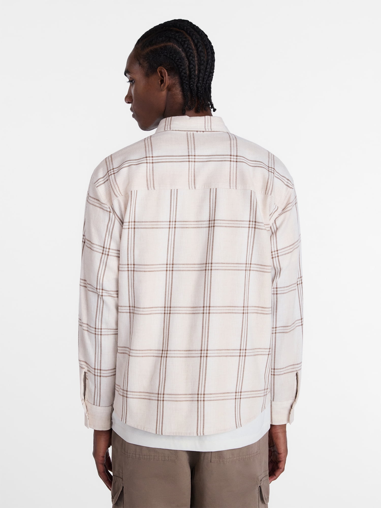 No Boundaries Flannel Cotton Shirt, Women's XXS-XXL