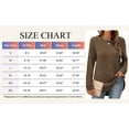 thumbnail image 6 of SHIBEVER Sweaters for Women Fall Casual Long Sleeve Tunic Tops Fashion Crewneck Sweatshirts Winter Lightweight Pullover Loose Shirts for Women, 6 of 8