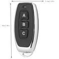 thumbnail image 3 of Three-Key Remote Control - Barrier Gate Electric Door Remote Control - Ev1527 Learning Code Handle Transmitter, Remote Key, Universal Wireless, Suitable for Electric Door Garage Door (1Pc), 3 of 5