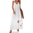 thumbnail image 1 of Vestido sin mangas con estampado de arlequín en contraste en blanco y negro, vestidos elegantes para mujer, vestidos de fiesta para mujer en oferta, 1 of 7
