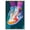 Silver Frame, variant on Colorful Sneaker Jump Canvas Sneakerhead Posters by Art Remedy, Silver Frame, 36 x 54