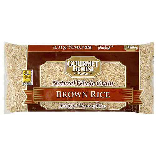 Gourmet House Brown Rice, 14 oz (Pack of 12)